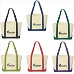 JH3230 Heavy Cotton Canvas Boat Tote With Custom Imprint